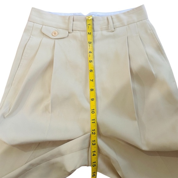The Frankie Shop Butter Yellow high waisted Pleated Trouser Size XS EUC - Picture 8 of 14